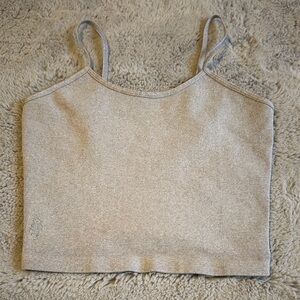 Free People Light Gray Camisole Top